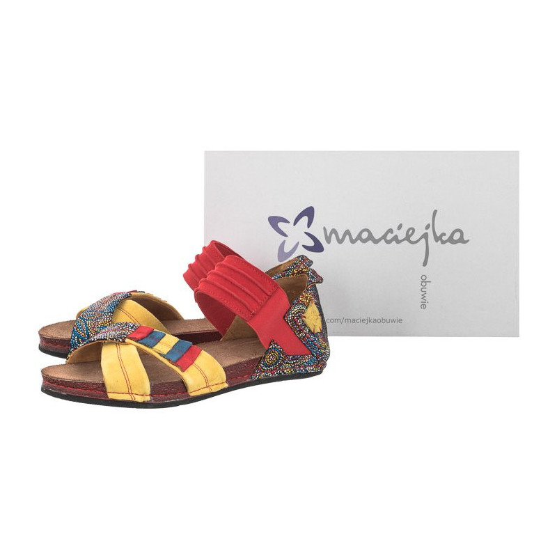 Maciejka Czerwone 03375-43/00-5 (MA351-e) sandalai