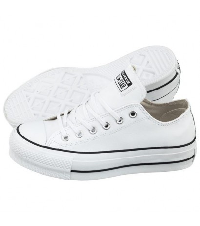 Converse CT All Star Lift Clean OX White/Black 561680C (CO355-a) bateliai