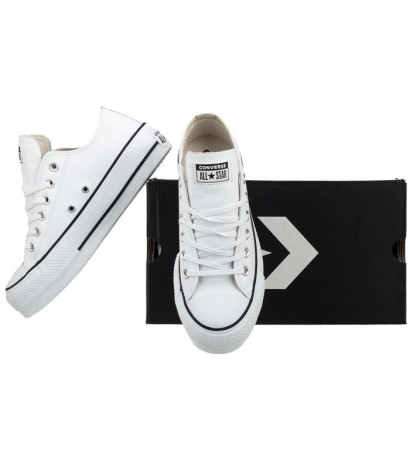 Converse CT All Star Lift Clean OX White/Black 561680C (CO355-a) bateliai