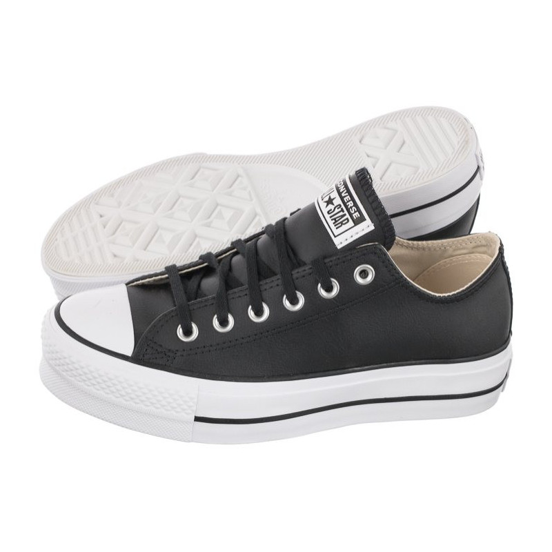 Converse CT All Star Lift OX Black/Black/White 561681C (CO355-b) bateliai