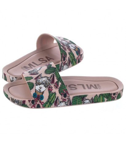 Melissa Beach Slide 3DB IV AD 32540/51493 Pink/Green (ML109-a) šlepetės - Batai