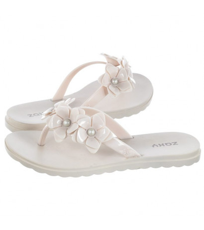 Zaxy Fresh Choice Fem 17544/90262 Beżowe (ZA87-b) šlepetės - Batai