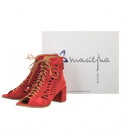 Maciejka Czerwone 04040-08/00-5 (MA469-c) bateliai