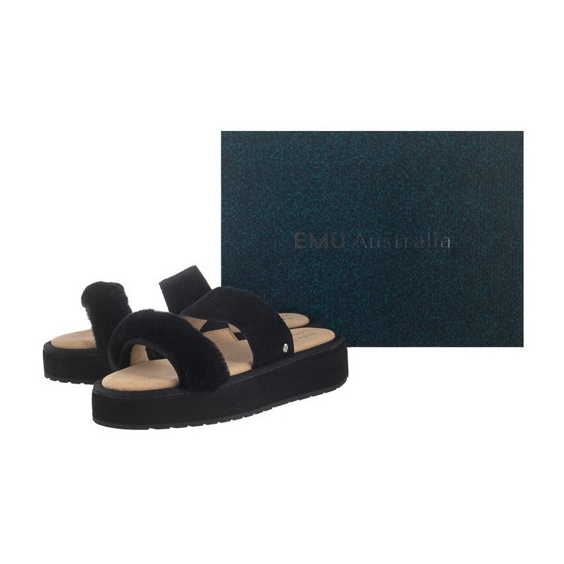 EMU Australia Wylie Stinger Black W12181 (EM334-a) Moteriški batai/šlepetės