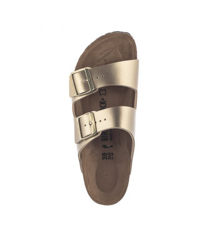 Birkenstock Arizona BF Gold 1016111 (BK115-a) Moteriški batai/šlepetės