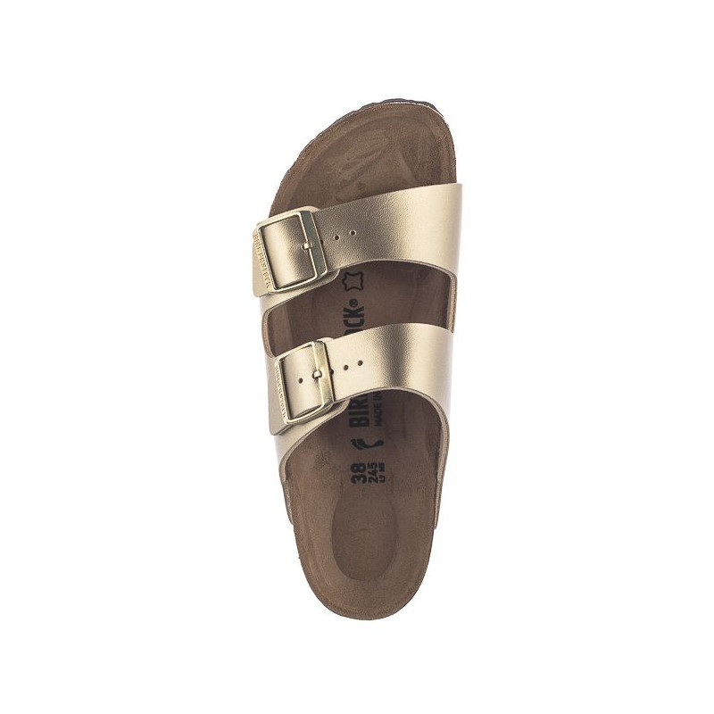 Birkenstock Arizona BF Gold 1016111 (BK115-a) Moteriški batai/šlepetės