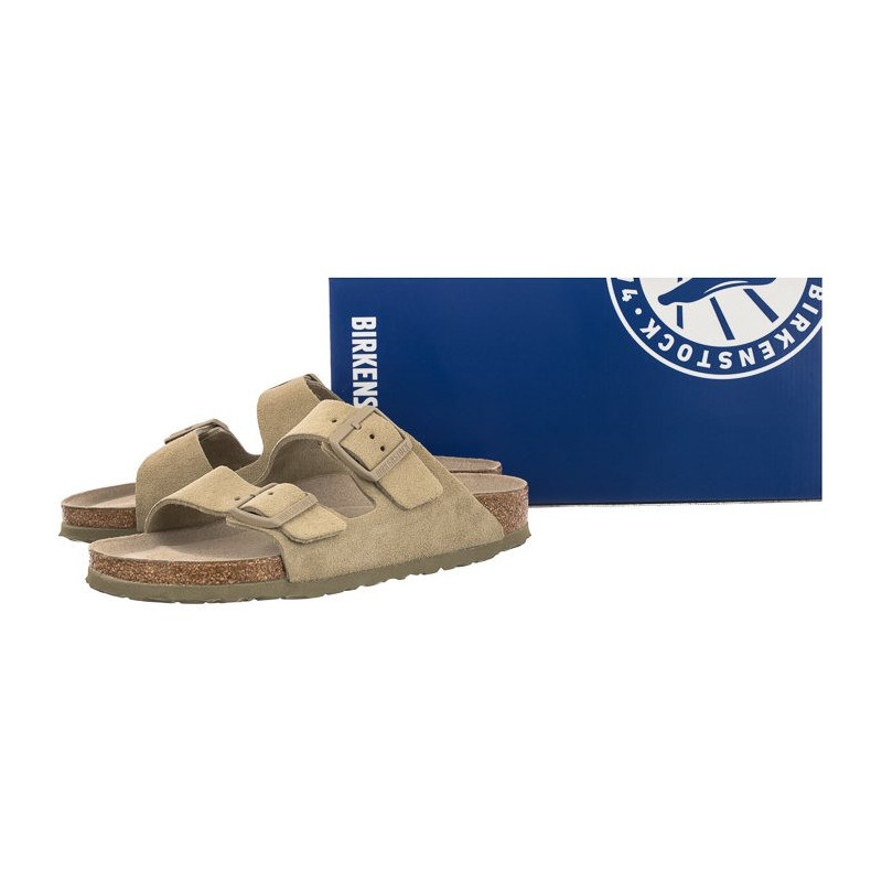Birkenstock Arizona Faded Khaki SF 1019088 (BK121-b) Moteriški batai/šlepetės