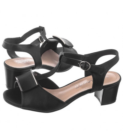 Sergio Leone Czarne SK 806 (SL337-a) sandalai - Batai