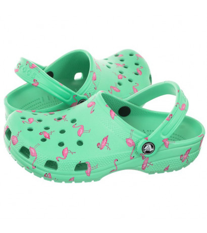 Crocs Classic Vacay Vibes Clog Flamingo 206375-6S0 (CR184-b) šlepetės - Batai