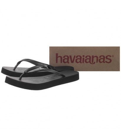 Havaianas Slim Flatform FC Black 4144537-0090 (HI32-a) šlepetės