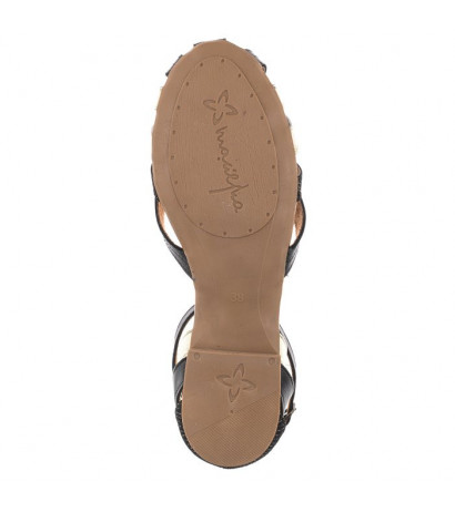 Maciejka Czarne/Złote 01924-46/00-5 (MA600-e) sandalai