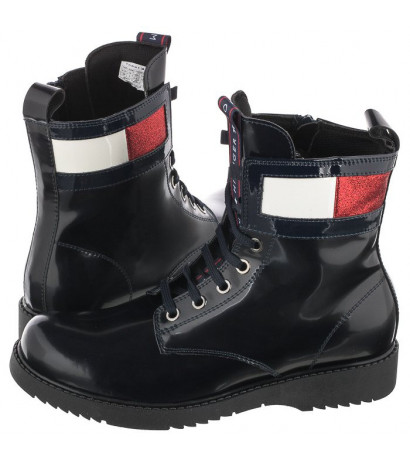 Tommy Hilfiger Lace-Up Boot T4A5-30841-1005 800 Blue (TH148-a) bateliai - Batai