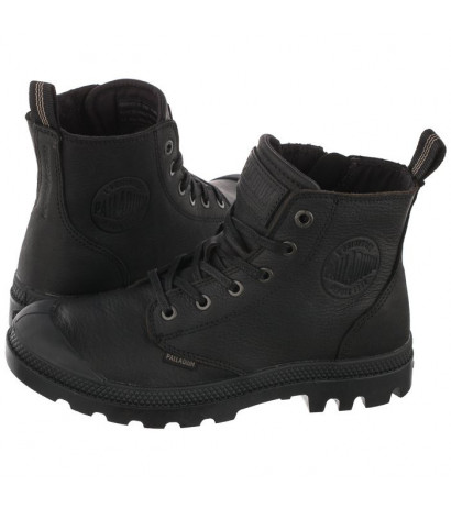 Palladium Pampa Zip Lth Ess Black 76888-008-M (PA64-a) batai - Batai