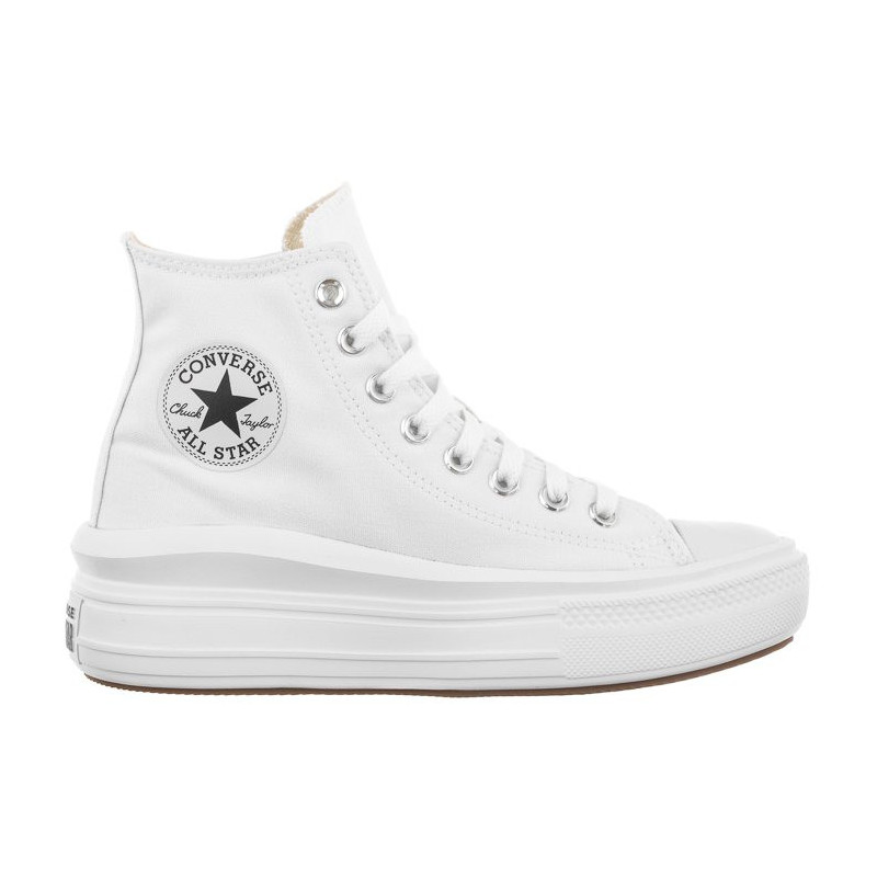 Converse CT All Star Move Hi White/Natural Ivory/Black 568498C (CO448-b) bateliai