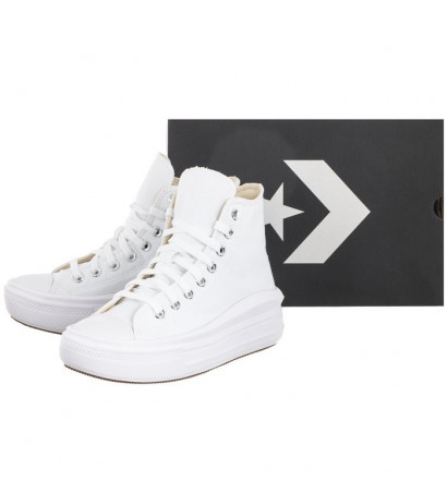 Converse CT All Star Move Hi White/Natural Ivory/Black 568498C (CO448-b) bateliai