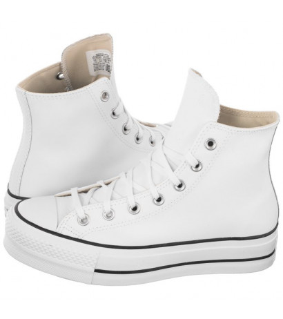 Converse CT All Star Lift Hi White/Black/White 561676C (CO446-b) bateliai