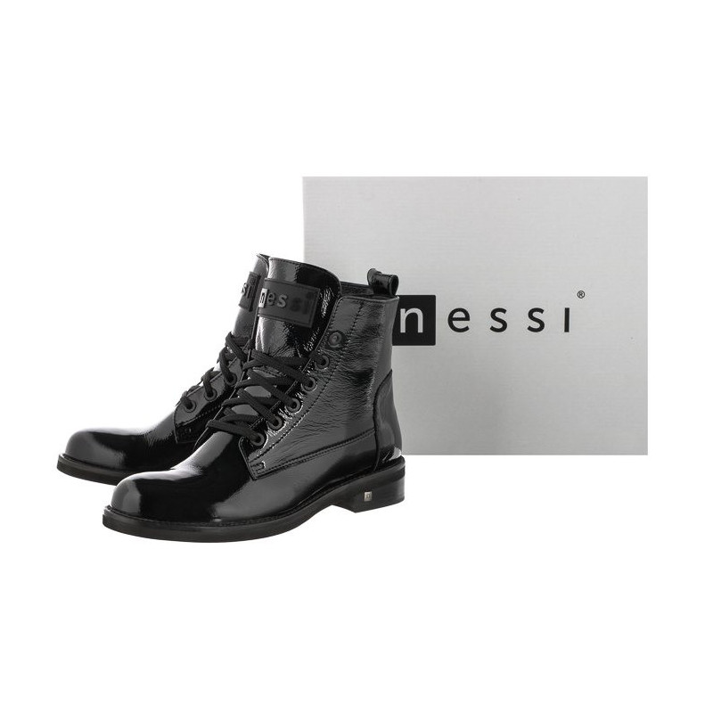 Nessi Czarne Lakierowane 20784 711 (NE202-b) batai
