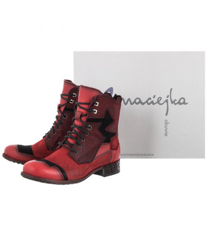 Maciejka Czerwone 04625-08/00-3 (MA635-d) batai