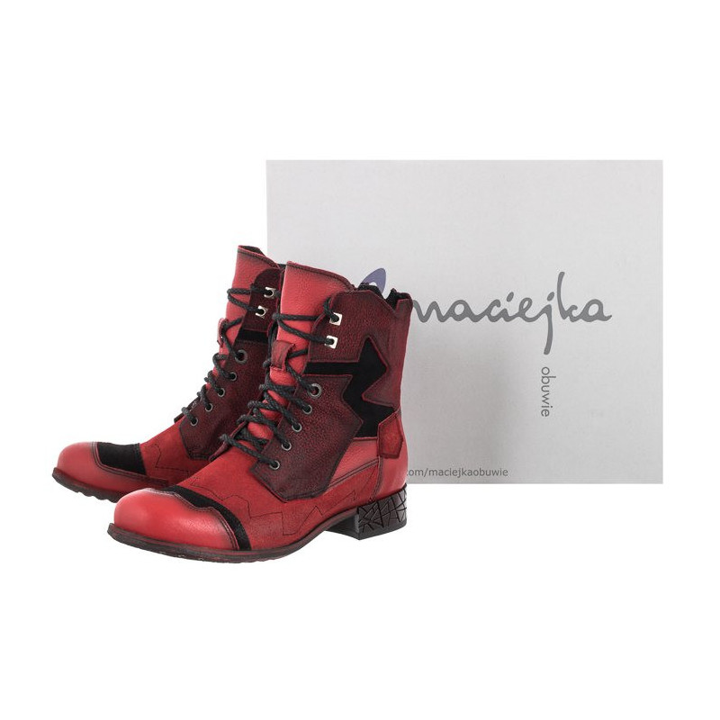 Maciejka Czerwone 04625-08/00-3 (MA635-d) batai
