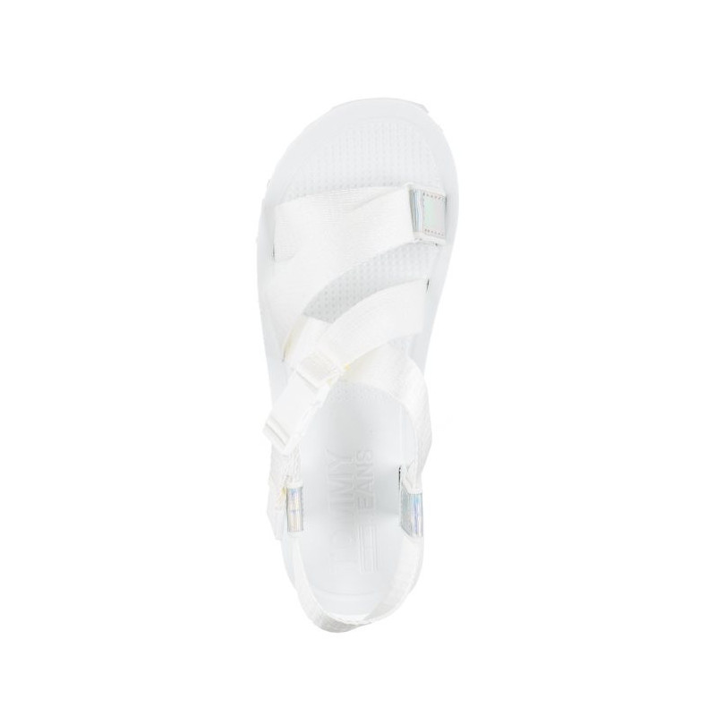 Tommy Hilfiger Iridescent Strappy Sandal EN0EN01332-YBR White (TH179-a) bateliai