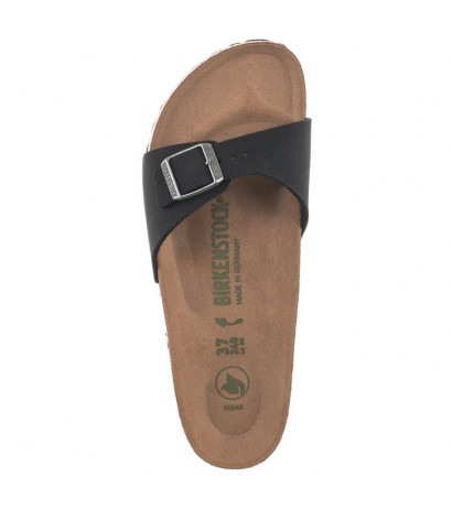 Birkenstock Madrid BS Black Vegan 1020060 (BK140-a) Moteriški batai/šlepetės