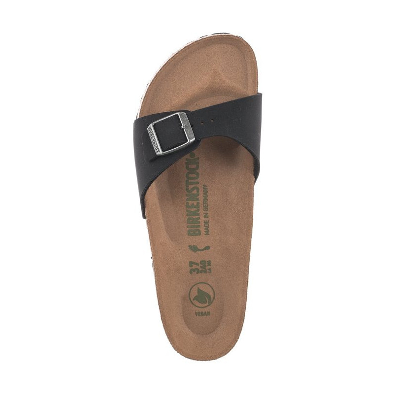 Birkenstock Madrid BS Black Vegan 1020060 (BK140-a) Moteriški batai/šlepetės