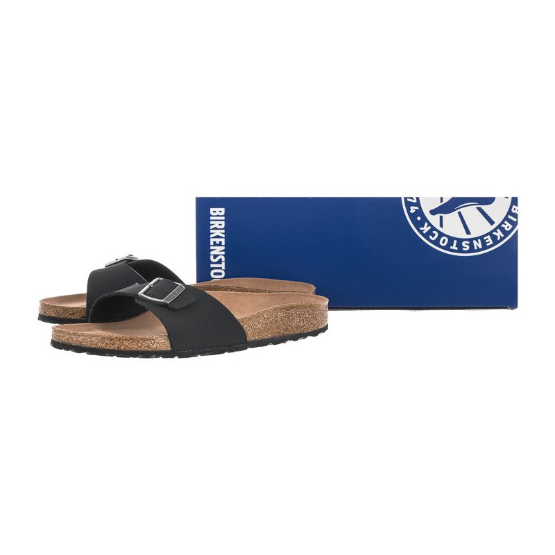 Birkenstock Madrid BS Black Vegan 1020060 (BK140-a) Moteriški batai/šlepetės