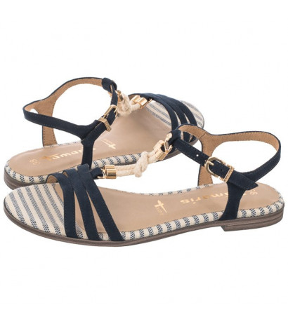 Tamaris Granatowe 1-28171-36 805 Navy (TM330-a) sandalai - Batai