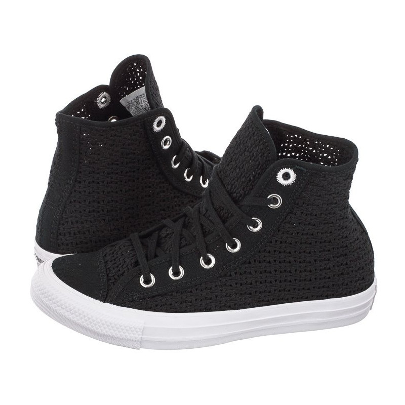 Converse CT All Star Hi Black/White 567655C (CO469-a) bateliai