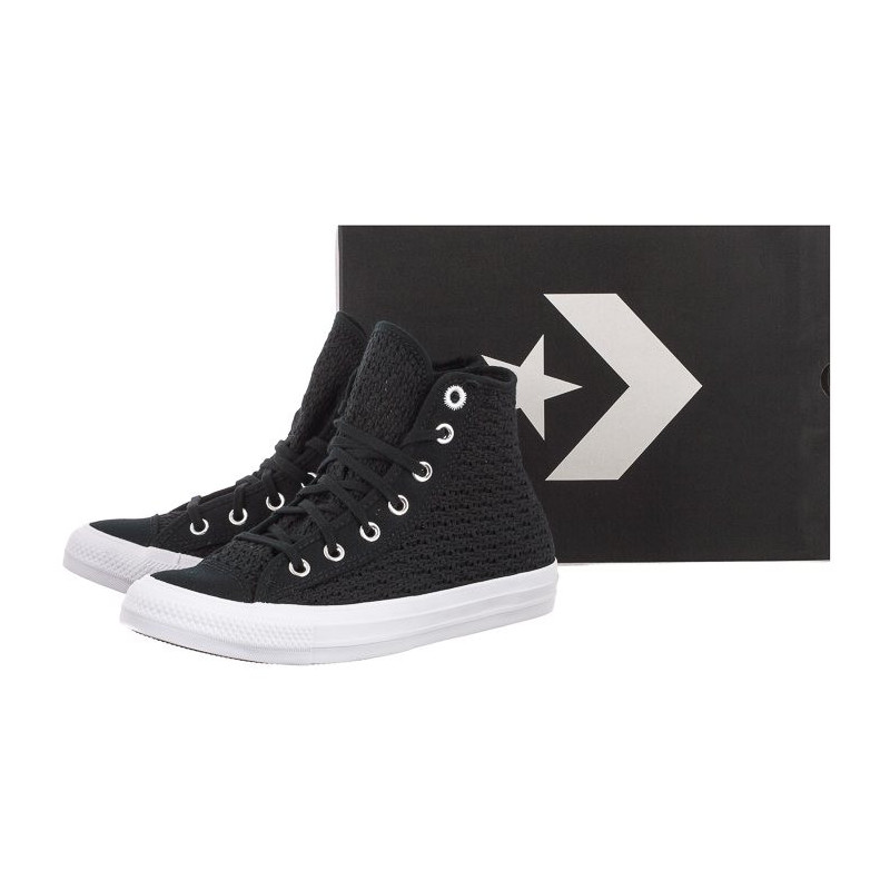 Converse CT All Star Hi Black/White 567655C (CO469-a) bateliai