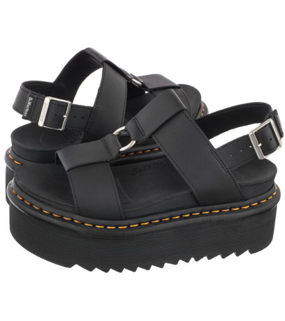 Dr. Martens Francis Black Hydro Leather 26525001 (DR44-a) sandalai - Batai