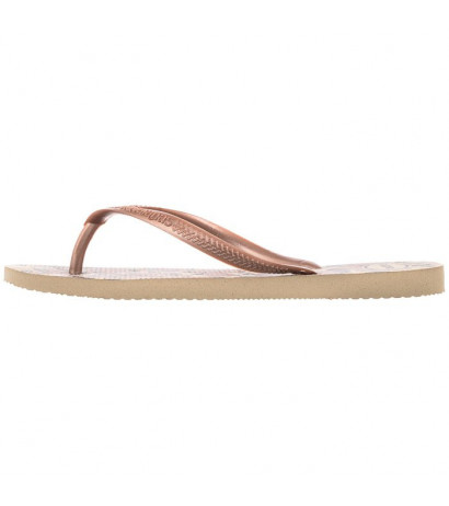 Havaianas Slim Animals FC Sand Grey/Rose Go 4103352-4879 (HI34-a) šlepetės