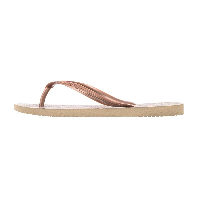 Havaianas Slim Animals FC Sand Grey/Rose Go 4103352-4879 (HI34-a) šlepetės