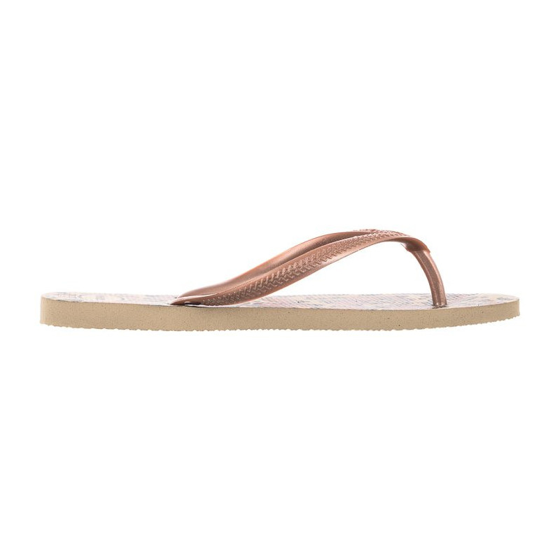 Havaianas Slim Animals FC Sand Grey/Rose Go 4103352-4879 (HI34-a) šlepetės