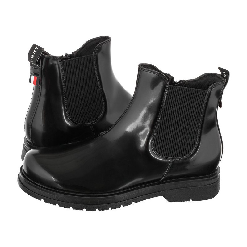 Tommy Hilfiger Chelsea Boot T4A5-32005-0776 999 Black (TH263-a) batai