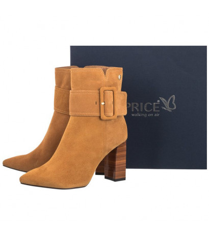 Caprice Brązowe 9-25319-27 624 Curcuma Suede (CP294-a) bateliai