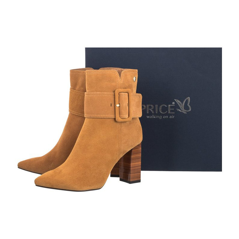 Caprice Brązowe 9-25319-27 624 Curcuma Suede (CP294-a) bateliai