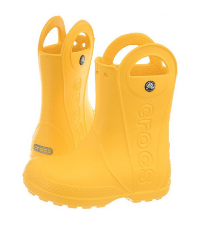 Crocs Handle Rain Boot Kids Yellow 12803-730 (CR79-d) botai