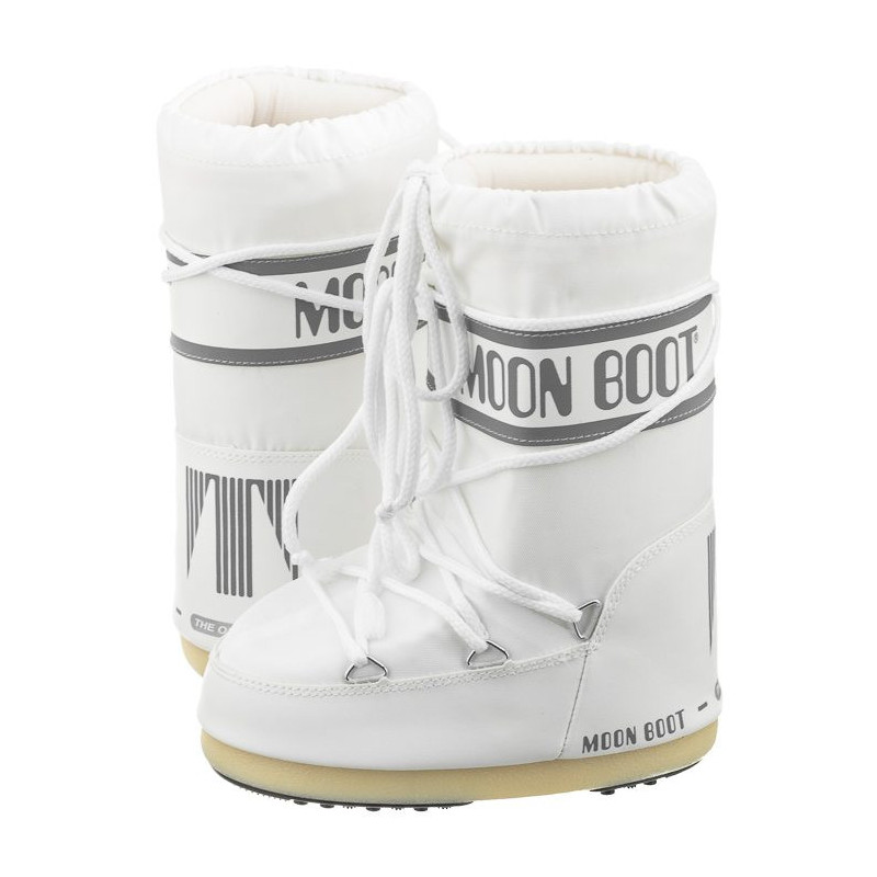 Moon Boot Icon Nylon White Kids 1400440 A001 (MB14-g) batai