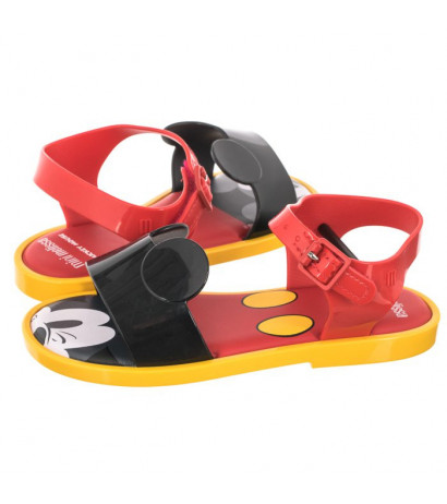 Melissa Mar Sandal + Mickey 33234/53218 Red/Black/Yellow (ML169-a) sandalai