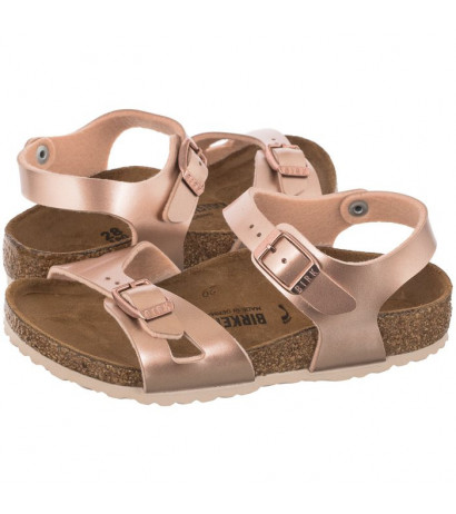 Birkenstock Rio Kids Electric Metallic Copper 1012520 (BK143-a) sandalai