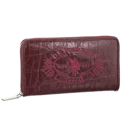 U.S. Polo Assn. New Hailey L Zip Ard Wall Croco Pu Bordeaux BEUHF5162WVR410 (US108-a) rankinė