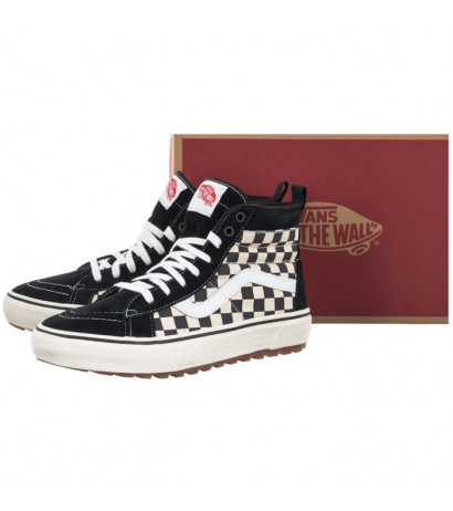Vans Sk8-Hi Mte-1 Black/White/Checkerboard VN0A5HZYA041 (VA358-a) batai