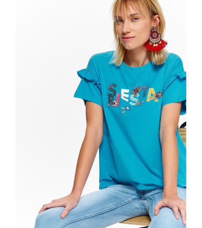 LADYS T-SHIRT SHORT SLEEVE TOP SECRET marškinėliai - Drabuziai internetu