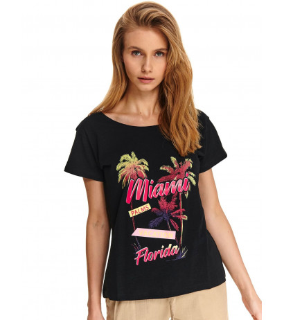 LADYS T-SHIRT SHORT SLEEVE TOP SECRET marškinėliai - Drabuziai internetu