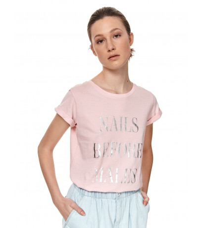 LADYS T-SHIRT SHORT SLEEVE TOP SECRET marškinėliai - Drabuziai internetu