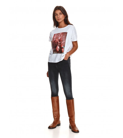 LADYS SHIRT SHORT SLEEVE TOP SECRET marškinėliai - Drabuziai internetu