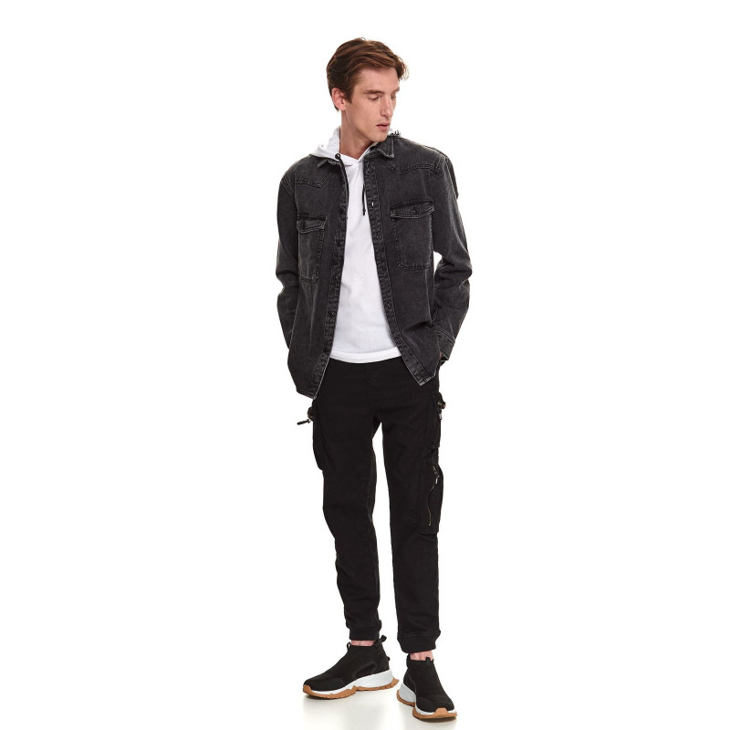 MEN'S T-SHIRT LONG SLEEVE TOP SECRET marškinėliai
