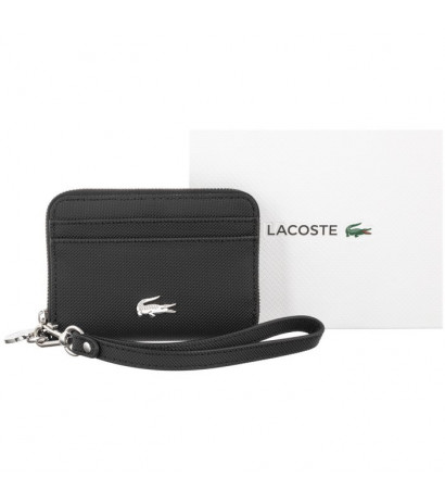 Lacoste Xs Wristlet Zip Wallet Noir NF2778DC (LC387-a) rankinė