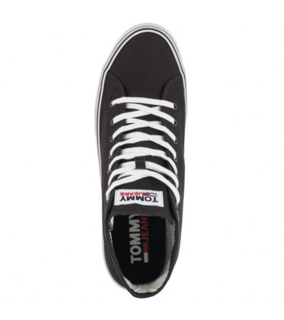 Tommy Hilfiger Jeans Essential Mid Cut Black EM0EM00967 BDS (TH404-a) bateliai